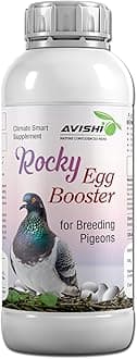 Avishi Rocky Egg Booster for Pigeon Hens (250 ml) Enhances Egg Quality, Shell Strength, and Laying Frequency, Nutrient-Rich Supplement for Healthy Pigeon Breeding