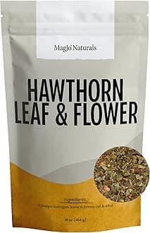 MagJo Naturals, Hawthorn Leaf and Flower (1 Pound), Wild-Crafted, Cut and Sifted, Dried Loose Leaf, Makes crisp cup of Hawthorn Tea, Hawthorne Leaves and Herb