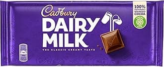 CadburyDairy Milk Packet Plastic Hand Held Chocolate, 110 g