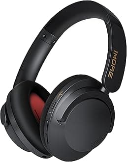 SonoFlow-Pro Noise Cancelling Headphones - Over Ear Bluetooth Headphones with LDAC for Hi-Res Wireless Audio, 100H Playtime, Bluetooth 5.4, QuietMax 42dB ANC, Comfortable Fit (Deep Black)