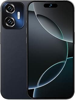 Deeptick A24 ProMax Unlocked Cell Phones,5G Smartphone,Android 13 Cell Phones,Snapdragon 8Gen2 8GB+256GB 6.8" HD Screen 48MP+108MP 6800mAh,Support Dual SIM|Fingerprint Lock|GPS|Face ID (Black)