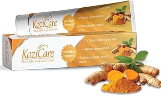 Kozi-care Kojic Acid Cream | Turmeric | Haldi | Glutathione Cream | Detan | Moisturizer for Dry Skin | for Summer Daily Use | for Women & Men - 15 Gm
