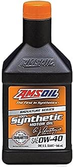 Amsoil AZFQT-EA Signature Series 0W-40 Synthetic Motor Oil for Car