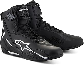 Alpinestars Faster-4 Motorcycle Shoes, Lightweight & Breathable, Seamless Knitted Construction & Advanced Protection