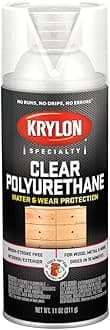 Krylon K07005 Polyurethane Gloss Varnish Paint, 11 Ounce