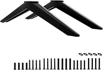 TV Legs for TCL Roku TV Stand Legs, for 28" 32" 40" 43" 49" 50" 55" 65" Roku Smart TV, Replacement Legs for TCL TV Legs 55S401 50S546 50S423 43S431 40S325 28S405 with Screws