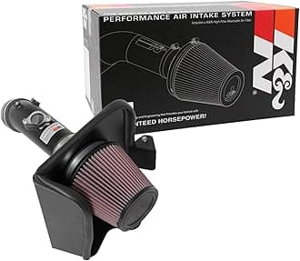 K&N Cold Air Intake System: High-Flow Air Filter, Increase Performance & Acceleration: Compatible with 2018-2024 TOYOTA: Camry, 69-8621TTK