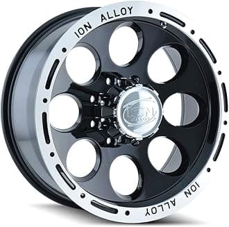 174 17x9, Bolt Pattern: 6x135/, Offset: 0, BLACK/MACHINED, set of 1