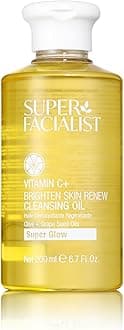 Super Facialist Vitamin C Cleansing Oil - Gentle Face Wash for Women, Removes Waterproof Makeup, Deep Pore Cleanser, Suits All Skin Types, Radiant & Soft Skin, 200ml