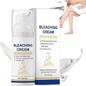 Mad White Underarm Cream, VC Antioxidant Skin Lightening Cream, Summer Whiten Moisturizer Lotion For Dark Underarms, Knees, Elbows & Bikini Line Intimate Areas (1)