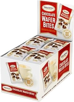 Dolcetto Chocolate-Filled Wafer Bites, 0.7 Ounce (Pack of 24)