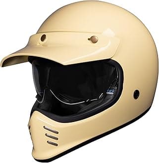 Black Royale II Retro Motorcycle Helmet