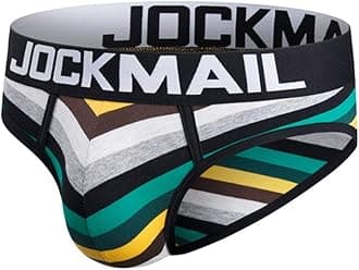 JOCKMAIL Mens Underwear Briefs Cotton Athletic Underwear Comfortable Mens Briefs Underwear 3 Style