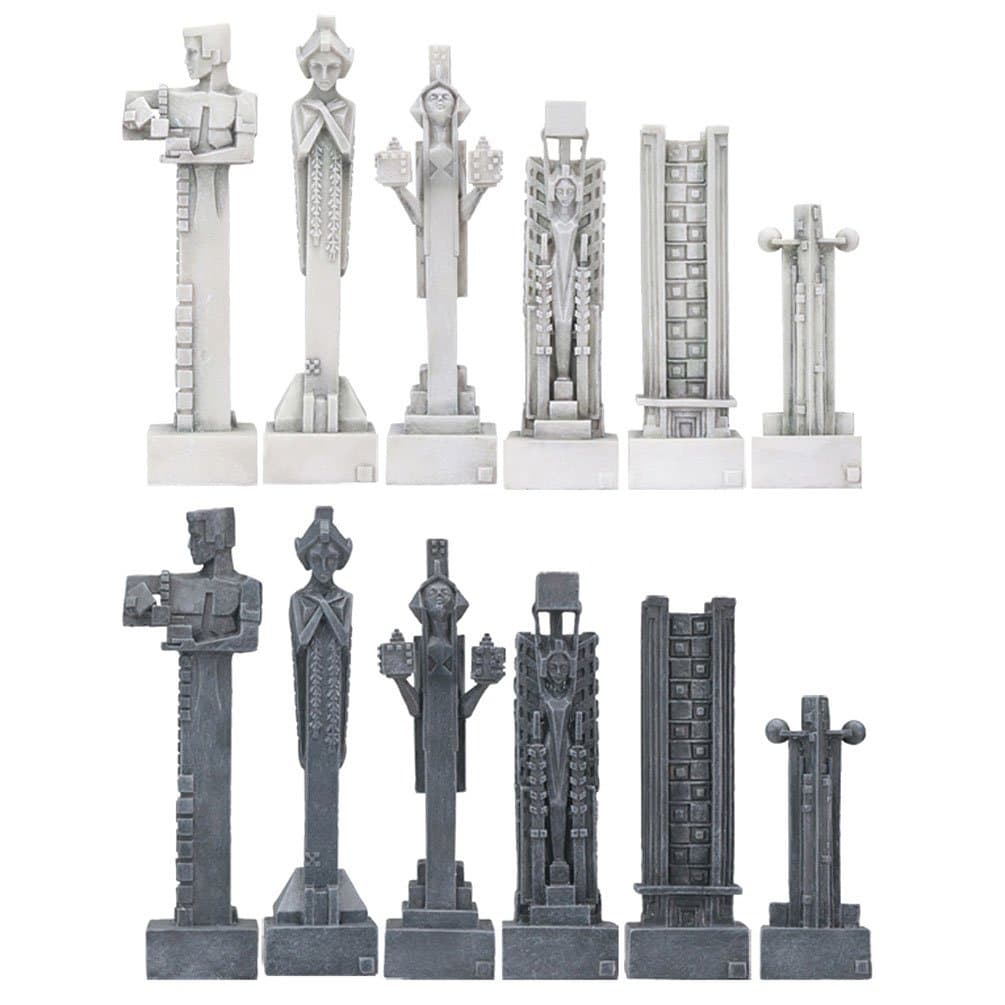 Frank Lloyd Wright Midway Gardens Chess Set