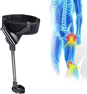 IINCOOY Lightweight Upright Walker, Bionic Body Power Walkers Mobility Walking Leg Training Aids Portable Mobility Walking Aids for Disabled Elderly (Color : Right, Size : M)