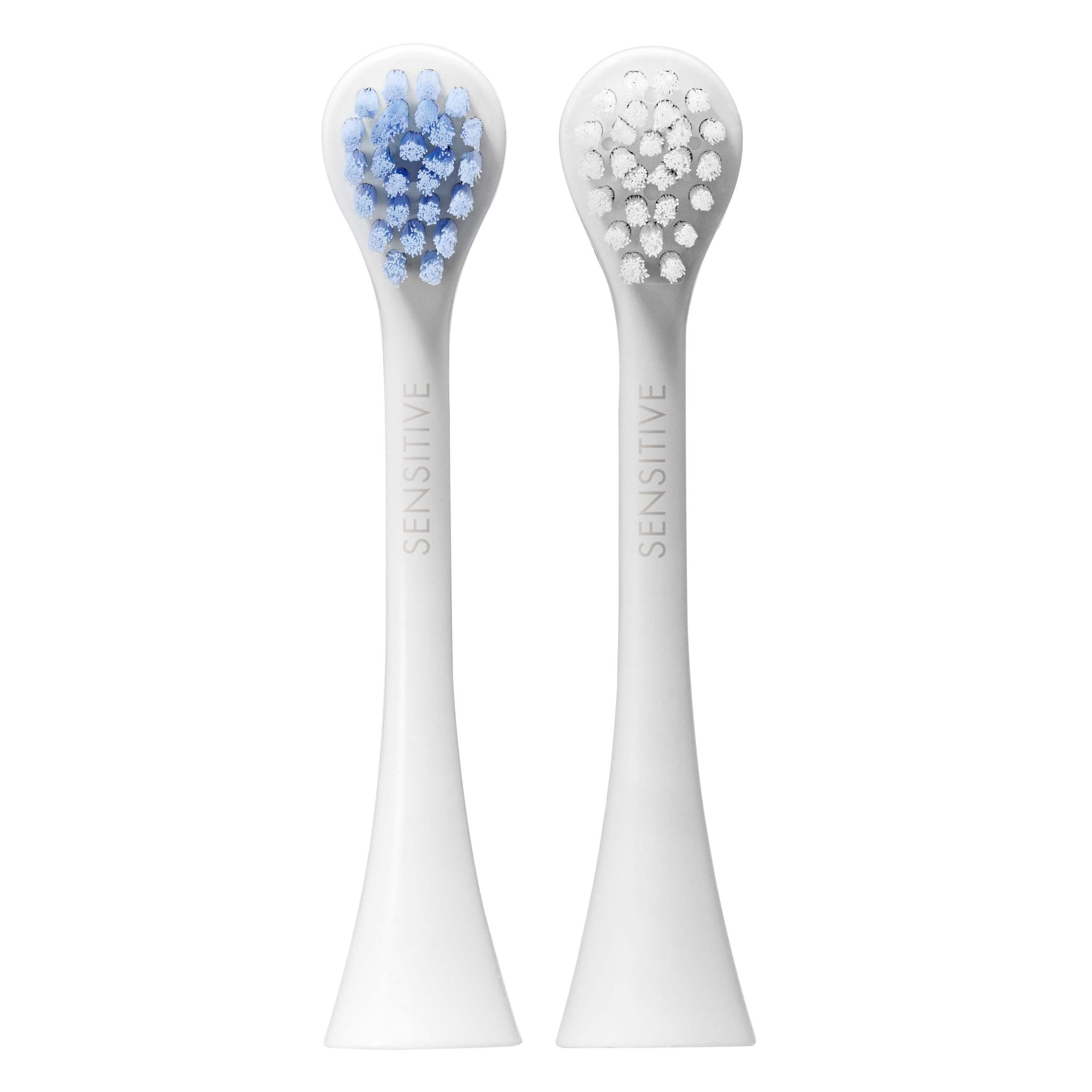Hydrosonic Pro Brush Heads Sensitive Duo – for Gentle Gum Care & Daily Cleaning | Made in Switzerland