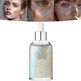 Orphic Body Shimmer, Opphic Body Glitter Oil, 30 ml Orphic Shimmer Dry Oil, Glowing Body Shimmer Dry Oil, Body Shimmer Lotion, Glitter Body Oil, Colour Changing Glitter Oil Under Light (Icy)