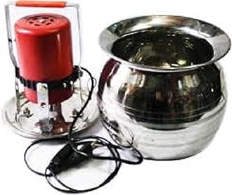 MAHIMA Electronic Mini Madhani with Lota to Percolate Curd and Making Butter Upto, 8 Kg, Brown