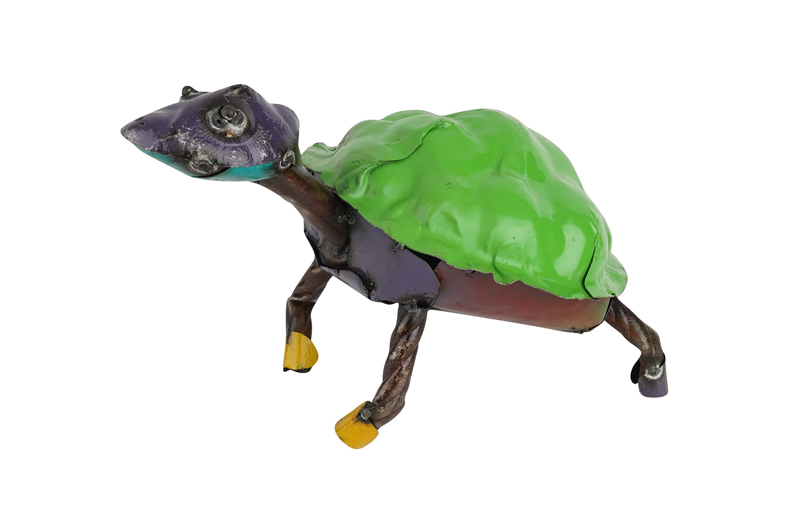 Recycled Metal Animals-Turtle Medium