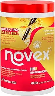 Novex Brazilian Keratin Hair Mask, 14 Oz - Reconstructive Keratin, Frizz control & Damage Repair