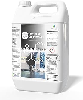 Tarsolve Bitumen Cleaner & Tar Remover – Heavy-Duty Asphalt, Tar & Glue Remover – Effective for Concrete, Stone, Metal & Equipment – Fast-Acting, Safe, Industrial-Grade Solution 5 Litres
