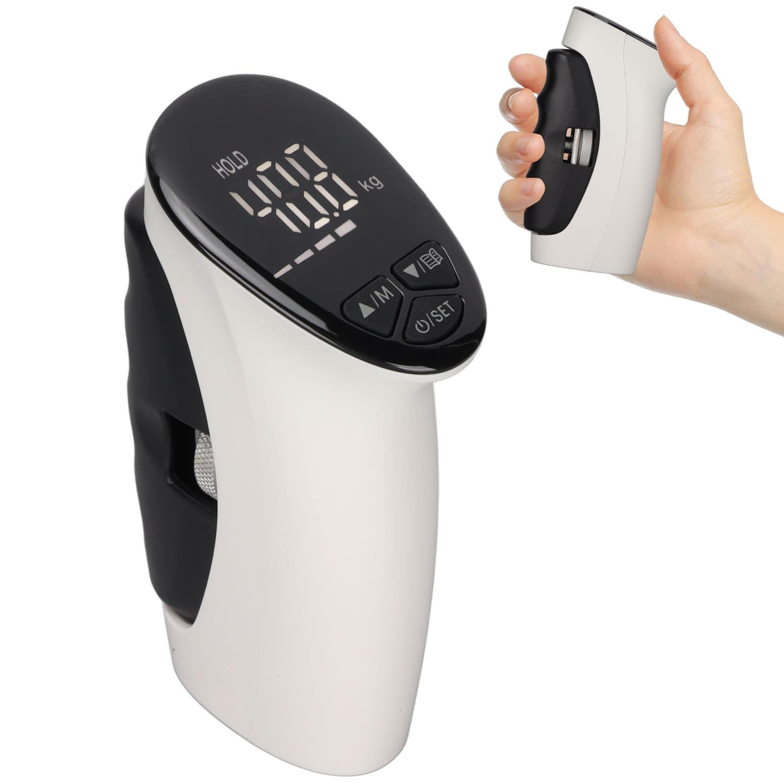Brrnoo Electronic Grip Strength Tester, Digital Hand Dynamometer with Backlit LED for Grip Strength Testing and Training,Hand Grip Strength Dynamometer