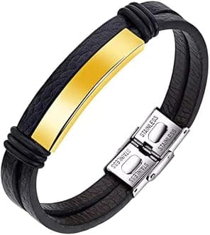 Yellow Chimes Bracelets for Kids | Leather Bracelet for Girls & Boys | Leather Silicon Wristband for Boys & Girls | Unisex Accessory Jewellery | Birthday Gift