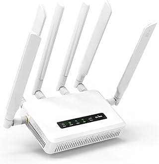 GL.iNet GL-X3000 (Spitz AX) Cellular Gateway 5G Router for House & RV, Wi-Fi 6, Detachable Antennas, Dual-SIM, T-Mobile & AT&T IoT Device Certified, Family/Rural Area/Road Trips