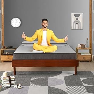 SleepyheadFlip - Premium Dual Sided High Density Foam Mattress with Firm & Medium Soft Sides | 7- Year Warranty |4-Inch Bed Mattress |78x72x4 inches (King Size Mattress)