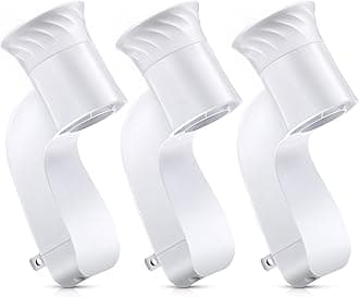 3 Pack Wall Fragrance Plug in Compatible with Bath and Body Works WallFlower Refills, ETL Certified, Rotatable, Precise Scent Adjustable Fragrance Control Diffuser Plug for Home, Office (White)