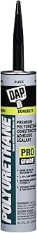 Dap 7079818816 18816 Polyurethane Construction Adhesive and Sealant, 10.1 oz, Black