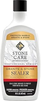 Stone Care International Granite Sealer - 16 Ounce For Marble Soapstone Quartz Quartzite Slate Limestone Corian Laminate Tile Countertop Squeeze Bottle