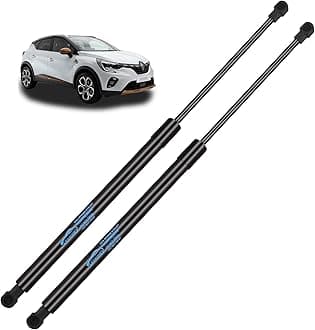 2Pcs Boot Struts for Captur 2013-2019 Rear Tailgate Boot Gas Struts Lift Support System Gas Strut Heavy Duty Car Rear Tailgate Boot Gas Struts Replace #844301324R