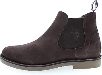 U.S. Polo Assn. Green Leather Men Ankle Men's Boot