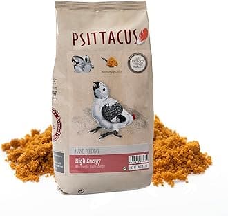 Psittacus High Energy Hand-Feeding Formula 2.2 lb | Diet for Baby African Greys, Macaws and Other African Parrots | Premium Food for Birds, 100% no-GMO