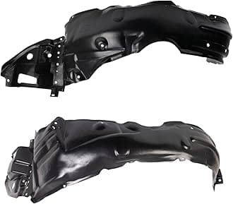 TRQ Front Inner Fender Liner Set Compatible with 2014-2016 Toyota Corolla TO1248184 TO1249184