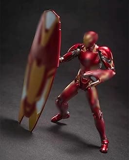 MK50Ironman Action Figure-7 Inch Deluxe Painting Exquisite Collection Model Gift Toys(MK L)