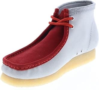 ClarksMen's Clarks Originals Wallabee Boot VCY Combi Red/Grey
