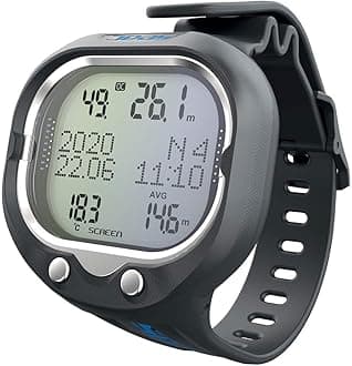 SEAC Screen, Scuba Wrist Dive Computer for 1 or 2 mixes and Freediving mode