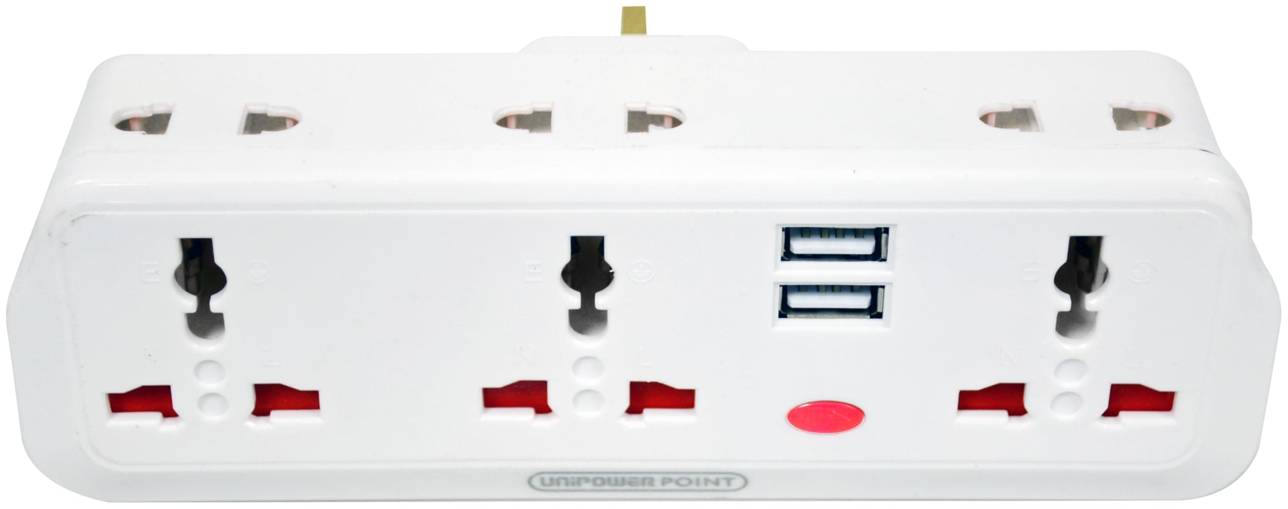 8-in-1 Multi Plug wall Extension Socket with USB