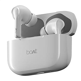 Airdopes 163/ Airdopes 161 Bluetooth in Ear Earbuds with 40 HRS Battery, Fast Charge, 13mm Drivers, IPX5, Quick Touch Response Control (Ivory White)