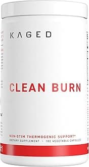Clean Burn Capsules | Unflavored | Thermogenic Weight Management | Boost Metabolism | Stimulant & Caffeine Free | Supplements for Men & Women | 90 Servings