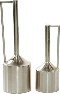 Deco 79 Modern Silver Vase