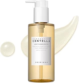 SKIN1004 Madagascar Centella Light Cleansing Oil, 200ml | Deep Cleansing | Gentle and Non-Irritating Formula | Removes Makeup and Impurities | Moisturizes Skin