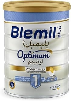 Blemil PlUS 1 Optimum Protech Nutritional Formula Cow's Milk Powder For Infant From 1 Up To 6 Months 800 G, White