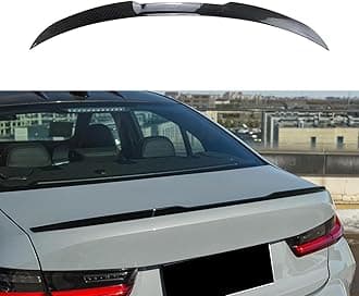 Rear Spoiler for Genesis G70 2017 2018 2019 2020 2020 2021 2022 2023 2024, Spoilers for Cars Trunk Spoiler Roof Lip Kit Car Modification Tail Wing Car Accessories,Carbon Fiber Pattern