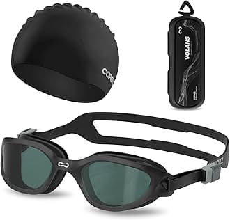 Swim Cap Women Adult,Silicone Waterproof Comfortable Swim Cap for Long and Short Hair