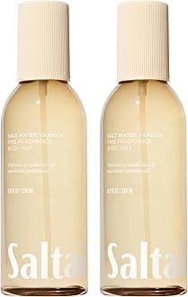 Saltair Body Mist 2 Pack - Fine Fragrance, Lightweight Body Spray Mist with Salt Water Vanilla Scent. Long Lasting Perfume Mist. 2x 8oz Bottles