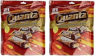 Quanta, Milk Chocolate Mini Snacking Bars Mix, 314g (Pack of 2)