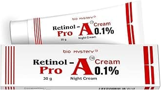 Retinol Pro Night Cream 0.1 (30 Gram / 1.0 Oz) for Beginners Pro Night Cream, Face Moisturizer for Wrinkle Reduction, Non-Greasy Formula for Daily Use 1.0 Oz